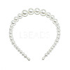 Plastic Imitation Pearls Hair Bands OHAR-PW0007-20B-1
