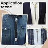 12Pcs 2 Colors Alloy Brooch Findings FIND-GO0004-55-5
