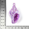 UV Plating Opaque Acrylic Shell Shape Big Pendants SACR-T018-35D-3
