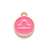 Alloy Enamel Pendants ENAM-S124-01A-03K-2