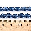 Transparent Glass Beads Strands EGLA-N013-T6mm-D28-4