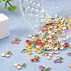 60Pcs 6 Colors Alloy Enamel Charms FIND-TA0002-31-17