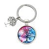 Alloy Glass Keychains KEYC-YW00008-01-1