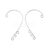 316 Stainless Steel Ear Cuff Findings X-STAS-H148-01P-2