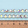Brass Rhinestone Strass Chains CHC-T001-SS28-02S-2