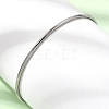 2MM 304 Stainless Steel Bangles for Women SA-CBA37BC-23B-P-1