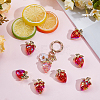 24Pcs 2 Colors Transparent Acrylic Pendants MACR-SC0002-36-4