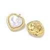 304 Stainless Steel with ABS Plastic Pearl Pendants STAS-G371-01G-03-2