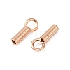 925 Sterling Silver Cord Ends STER-F036-21RG-1mm-3