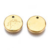 316 Surgical Stainless Steel Charms STAS-S116-418F-G-3