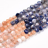 Natural & Synthetic Mixed Gemstone Beads Strands G-D080-A01-03-15-4
