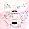 4Pcs 2 Style Iron Shoe Chain DIY-FG0003-14-2