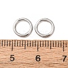 Brass Closed Jump Rings KK-CBA75F9-01-3