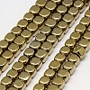 Electroplate Non-magnetic Synthetic Hematite Beads Strands G-J172-2x2mm-08-1