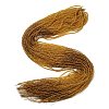 Transparent Gradient Color Glass Beads Strands GLAA-H021-01A-36-2