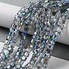 Electroplate Glass Bead Strands X-EGLA-R064-4mm-05-1