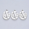 Tibetan Style Alloy Pendants TIBE-R316-001AS-RS-1