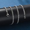 Non-Tarnish 304 Stainless Steel Curb Chain Necklaces X-NJEW-H492-01P-4