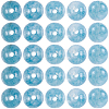 80Pcs Dyed Natural Quartz Round Beads G-SP0001-32-7