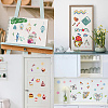 8 Sheets 8 Styles PVC Waterproof Wall Stickers DIY-WH0345-128-6