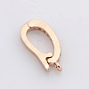 Brass Micro Pave Cubic Zirconia Enhancer Shortener Pendant Bails ZIRC-P007-03RG-NR-2