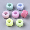 Opaque Acrylic European Beads SACR-N009-17-2