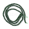 Synthetic Green Goldstone Beads Strands G-F748-O03-01-3