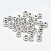 Fancy Cut Textured 925 Sterling Silver Round Beads STER-F012-03E-2