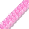 Natural Selenite Beads Strands G-F750-08-1