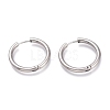 Tarnish Resistant 201 Stainless Steel Huggie Hoop Earrings EJEW-L256-05G-P-1