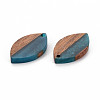 Resin & Walnut Wood Pendants X-RESI-S389-074-3