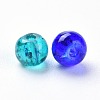 Baking Paint Crackle Glass Beads DGLA-X0006-4mm-11-3