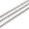 Tarnish Resistant 304 Stainless Steel Rolo Chains CHS-E016-02F-P-1