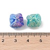 UV Plating Opaque Acrylic Beads OACR-Z020-01B-3