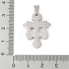 Non-Tarnish 304 Stainless Steel Pendants STAS-C103-02P-01-3