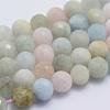 Natural Morganite Beads Strands G-L478-20-10mm-1