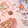 40Pcs Bowknot Alloy Stud Earring Findings FIND-SP0001-16G-3