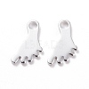 201 Stainless Steel Charms STAS-F039-13-S-4