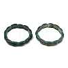 Natural Agate Bead Stretch Bracelets for Women Men BJEW-C097-02A-21-1