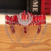 Moon & Chain Metal Hair Bands PW-WG63593-04-1
