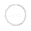 Stylish Unisex Stainless Steel Irregular Buckle Bracelet/Necklace VP8576-4-1