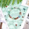 Natural & Synthetic Mixed Gemstone & Glass Chip Beads G-NB0002-07-3