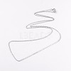 304 Stainless Steel Cable Chain Necklaces NJEW-JN01526-04-1