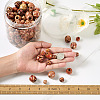 300Pcs 3 Style Wooden Beads WOOD-PJ0001-04-16