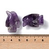 Natural Amethyst Carved Healing Penguin Figurines G-B062-08D-3