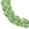 Transparent Glass Beads Strands EGLA-N013-T10mm-D13-3