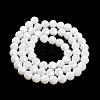 Electroplate Opaque Glass Beads Strands EGLA-A035-P8mm-A01-2