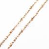 304 Stainless Steel Cable Chain Necklaces NJEW-P147-06G-2