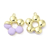 Spray Painted Alloy Pendant PALLOY-H128-04G-2