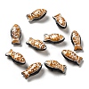 Handmade Printed Porcelain Beads PORC-E015-17C-1